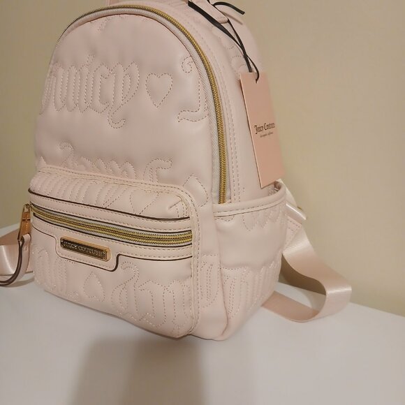 Juicy Couture Light Pink Quilted Mini Backpack main image 7